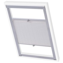 Pleated Blind White SK06