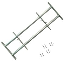 Adjustable Security Grille for Windows with 4 Crossbars 700-1050 mm