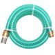 Suction Hose with Brass Connectors 10 m 25 mm Green