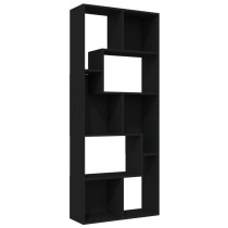 Book Cabinet Smoked Oak 67x24x161 cm Engineered Wood