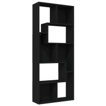 Book Cabinet Smoked Oak 67x24x161 cm Engineered Wood