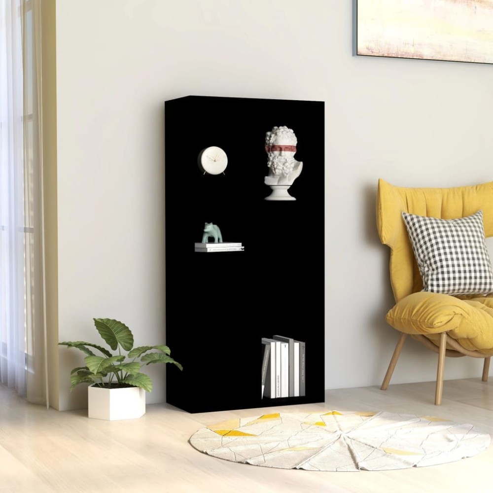 Book Cabinet Concrete Grey 50x25x106 cm Engineered Wood