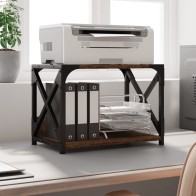 Printer Stand 2-Tier Brown...