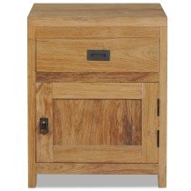 Bedside Cabinet Solid Teak 40x30x50 cm