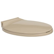 Soft-Close Toilet Seat Quick Release Beige Oval