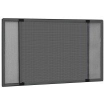 Extendable Insect Screen for Windows Anthracite (100-193)x75 cm