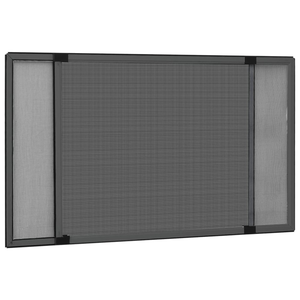 Extendable Insect Screen for Windows Anthracite (100-193)x75 cm