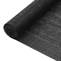 Privacy Net Black 1.8x50 m HDPE 150 g/m²