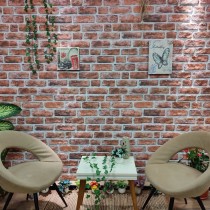 3D-Wandpaneele 10 Stk. Dunkelbraun & Grau Backstein-Optik EPS