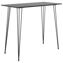 Bar Table White 120x60x105 cm