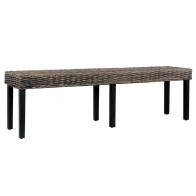 Bench 160 cm Black Natural...
