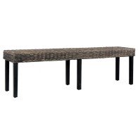 Bench 160 cm Black Natural...