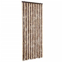 Insect Curtain Beige and Light Brown 56x200 cm Chenille