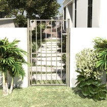 Garden Gate 100x150 cm Stainless Steel