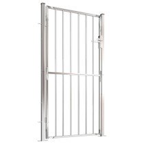 Garden Gate 100x150 cm Stainless Steel