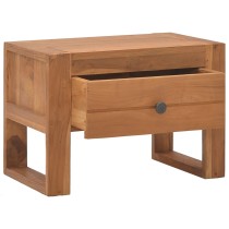 Bedside Cabinet 50x30x35 cm Solid Teak Wood