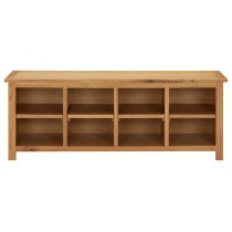 Shoe Rack 114x37x45 cm Solid Oak Wood