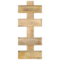 Magazine Wall Rack 30x11x72 cm Solid Mango Wood