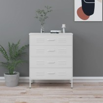 Chest of Drawers Anthracite 80x35x101.5 cm Steel