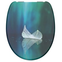 SCH TTE Toilet Seat with Soft-Close FALLEN LEAF