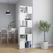 Bücherregal/Raumteiler Grau Sonoma 60x24x186 cm