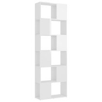 Bücherregal/Raumteiler Grau Sonoma 60x24x186 cm