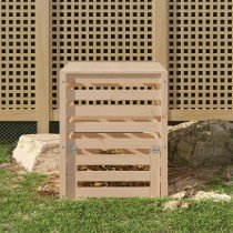 Composter White 82.5x82.5x99.5 cm Solid Wood Pine