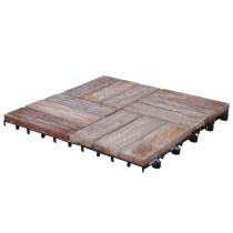 Terrassenfliesen 11 Stk. 30x30 cm Altholz Massiv