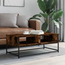 Coffee Table Brown Oak 100x51x40 cm Engineered Wood