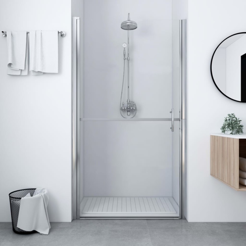 Shower Door Tempered Glass 91x195 cm