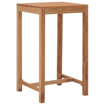 Garden Bar Table 110x60x105 cm Solid Teak Wood