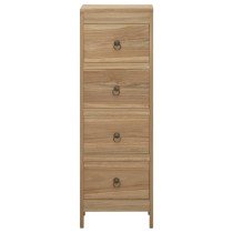 Chest of Drawers 30x30x90 cm Solid Wood Teak