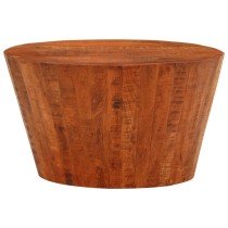 Coffee Table   52x30 cm Solid Rough Wood Mango