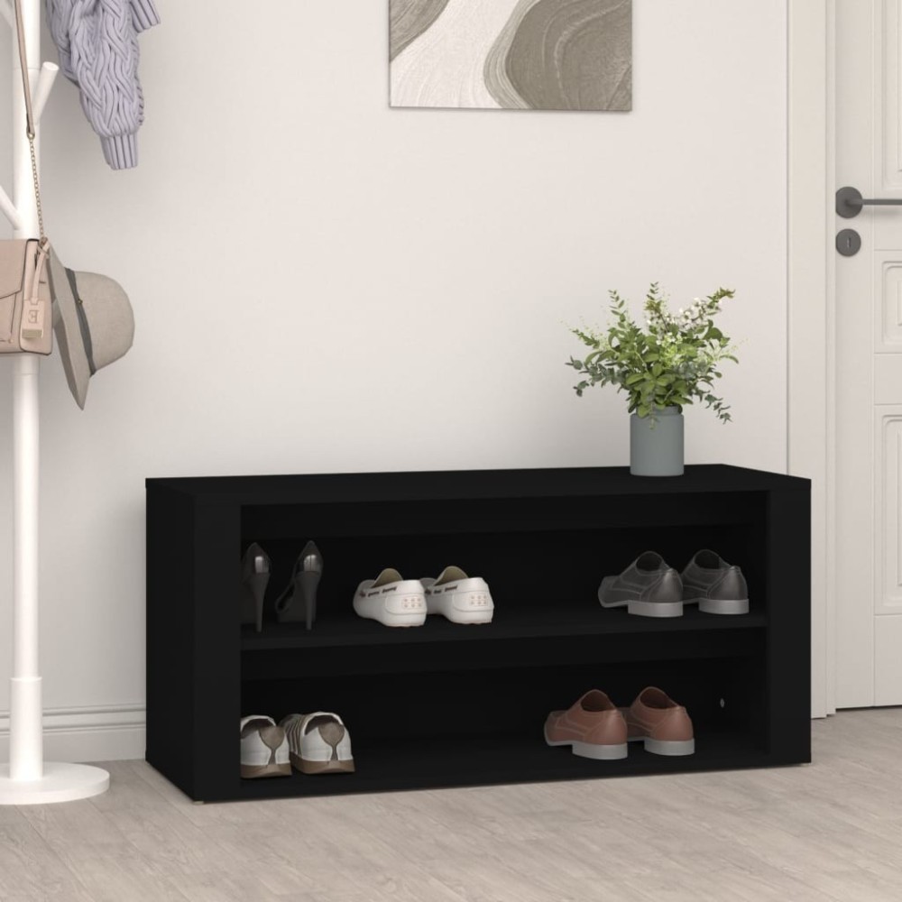 Shoe Rack Sonoma Oak 100x35x45 cm Engineered Wood