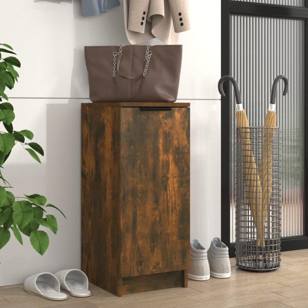 Shoe Cabinet Black 30x35x70 cm Engineered Wood