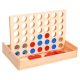 Vier gewinnt Spiel 24x15x4 cm Massivholz