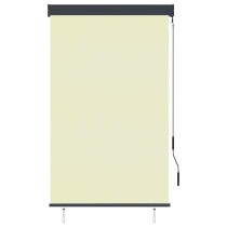 Outdoor Roller Blind 140x250 cm Cream