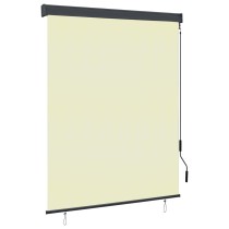 Outdoor Roller Blind 140x250 cm Cream