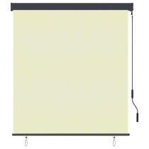 Outdoor Roller Blind 140x250 cm Cream