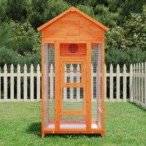 Bird House Mocha 91.5x53x170 cm Solid Wood Pine