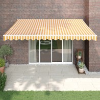Retractable Awning Yellow...