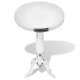 Side Table Round Aluminium Silver