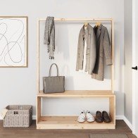 Clothes Rack with Shoe...