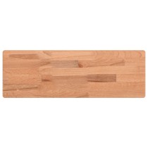 Wall Shelf 80x20x1.5 cm Solid Wood Beech