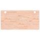 Desk Top 100x60x4 cm Solid Wood Beech