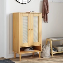 Shoe Cabinet SENJA Rattan...