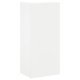 TV Wall Cabinet White 40.5x30x90 cm Engineered Wood