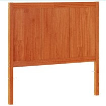 Headboard Wax Brown 100 cm Solid Wood Pine