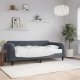 Daybed with Mattress Dark Grey 90x190 cm Velvet