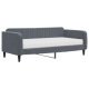 Daybed with Mattress Dark Grey 90x190 cm Velvet